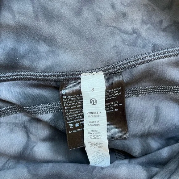 Lululemon Groove Super High Rise Flare Pant Diamond Dye size 8 - Picture 4 of 8